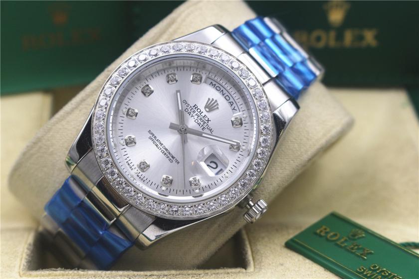 AAA rolex day-date with diamonds for men and women