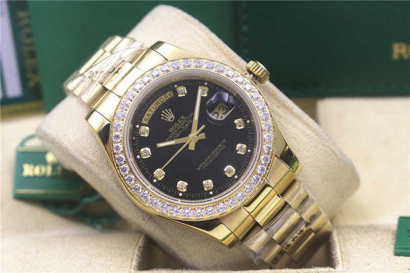 AAA rolex day-date with diamonds for men and women