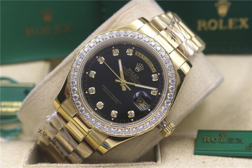AAA rolex day-date with diamonds for men and women