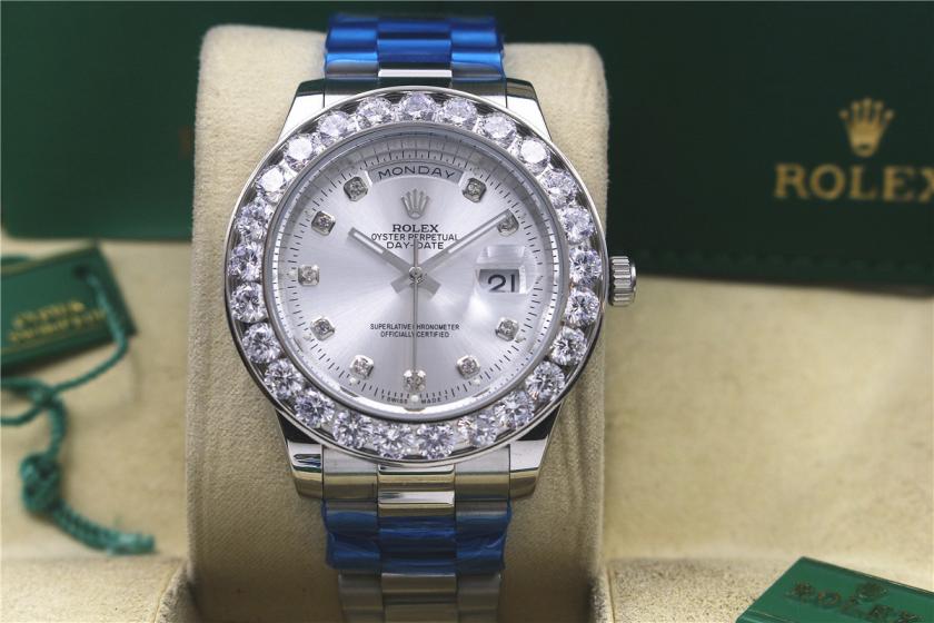 AAA rolex day-date with diamonds for men and women