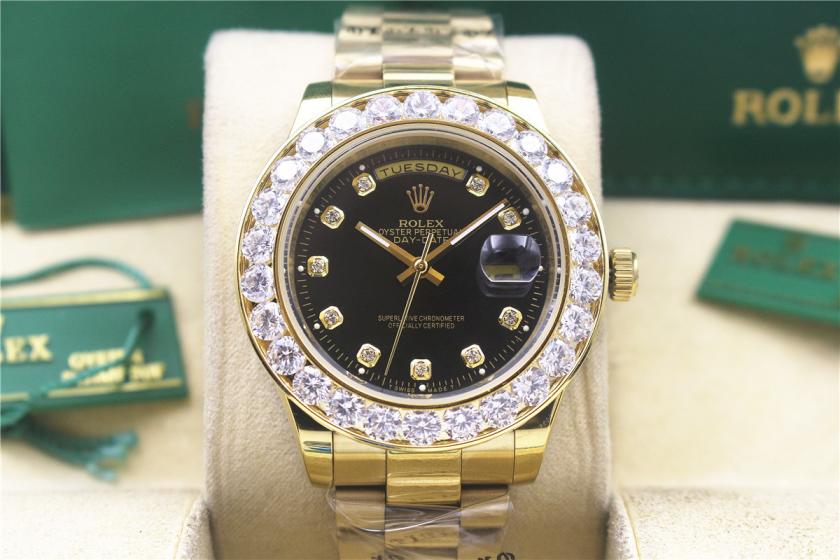 AAA rolex day-date with diamonds for men and women