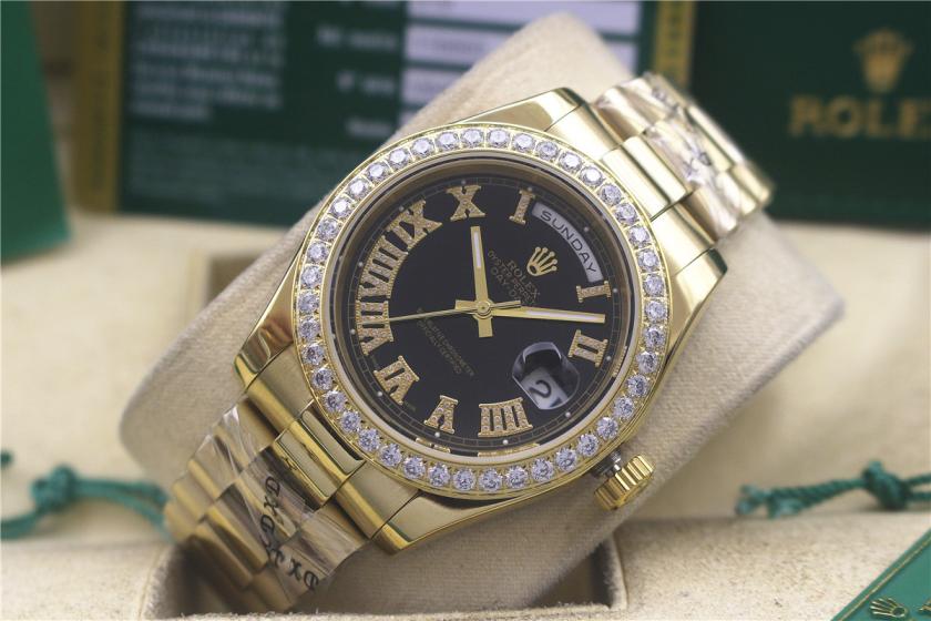 AAA rolex day-date with diamonds for men and women