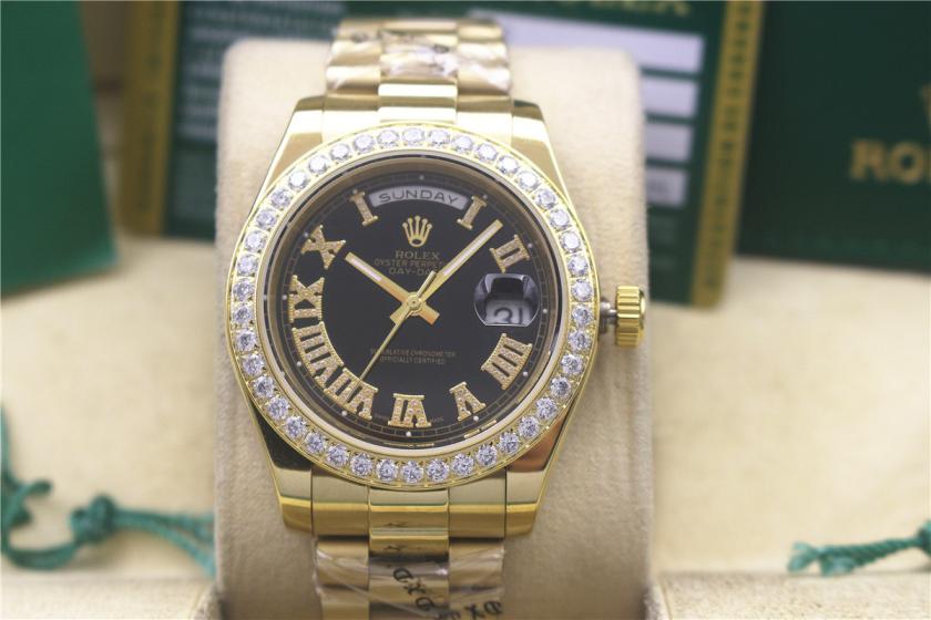 AAA rolex day-date with diamonds for men and women