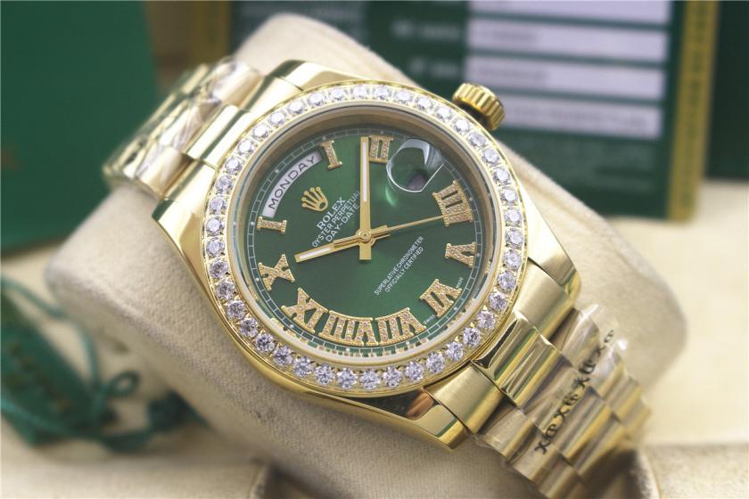AAA rolex day-date with diamonds for men and women