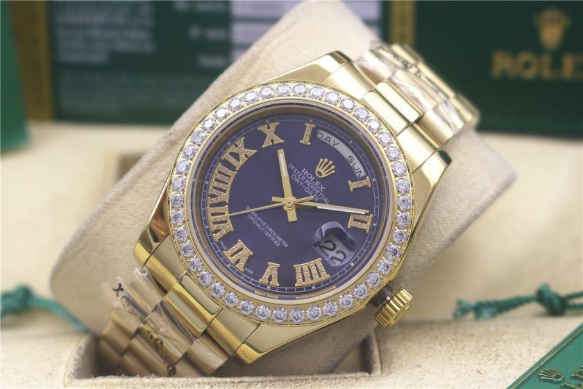 AAA rolex day-date with diamonds for men and women