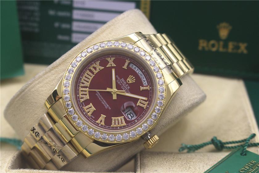 AAA rolex day-date with diamonds for men and women