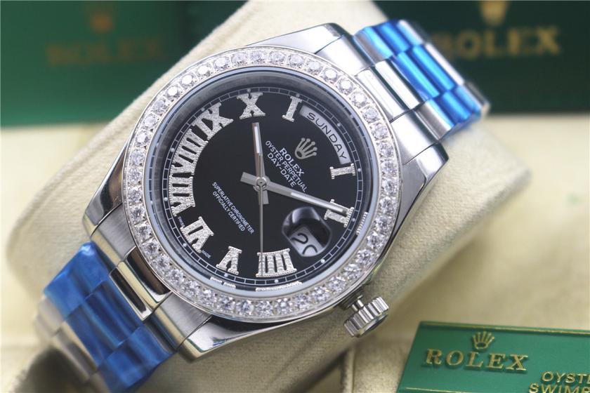 AAA rolex day-date with diamonds for men and women