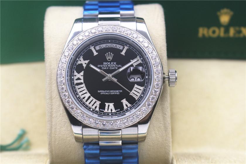 AAA rolex day-date with diamonds for men and women