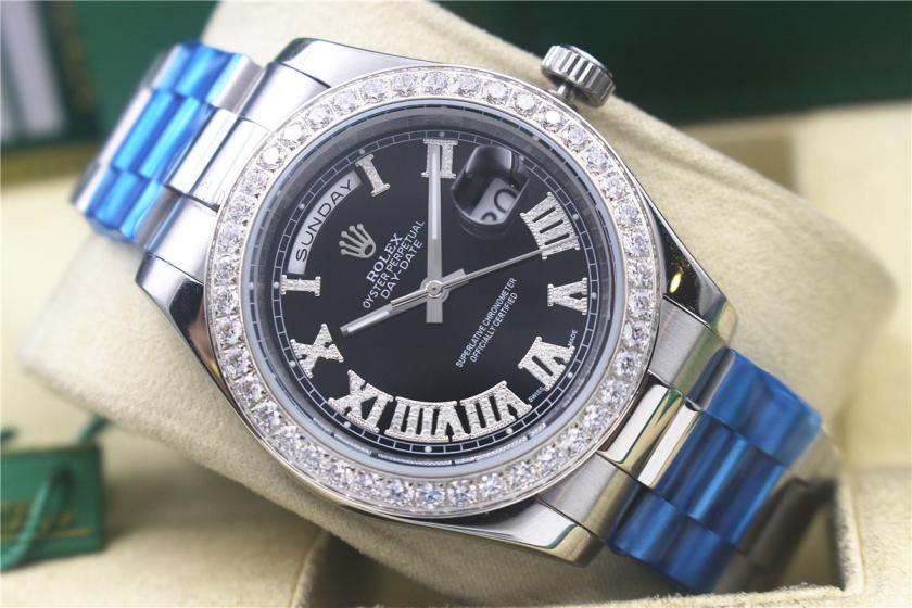 AAA rolex day-date with diamonds for men and women