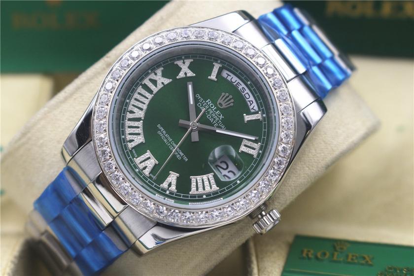 AAA rolex day-date with diamonds for men and women