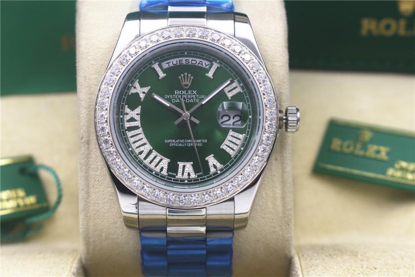 AAA rolex day-date with diamonds for men and women