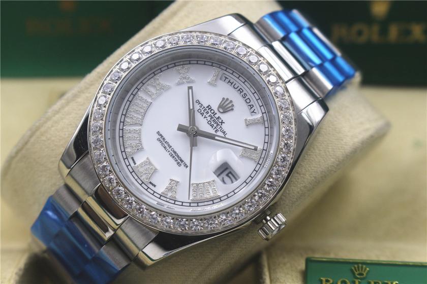 AAA rolex day-date with diamonds for men and women