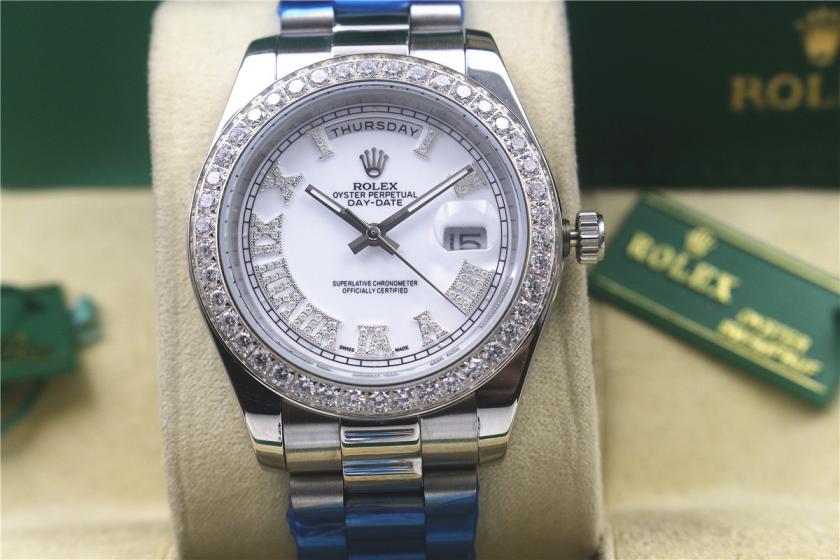 AAA rolex day-date with diamonds for men and women