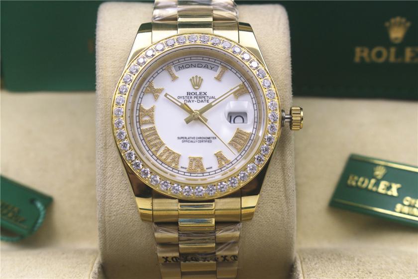 AAA rolex day-date with diamonds for men and women