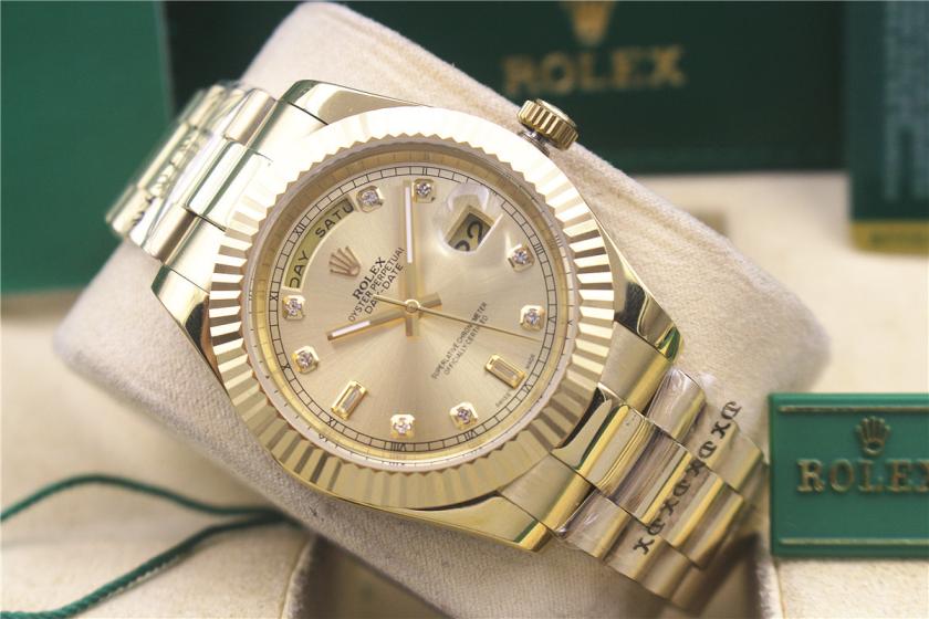 AAA rolex day-date with diamonds for men and women