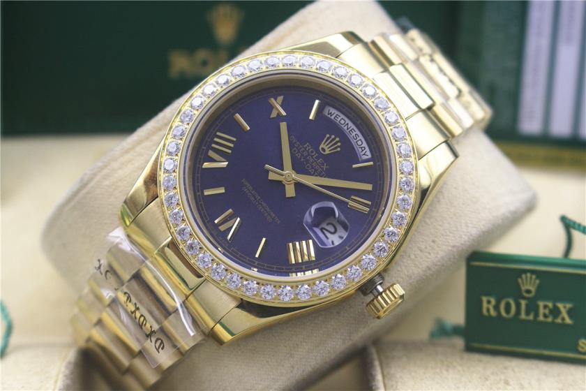AAA rolex day-date with diamonds for men and women