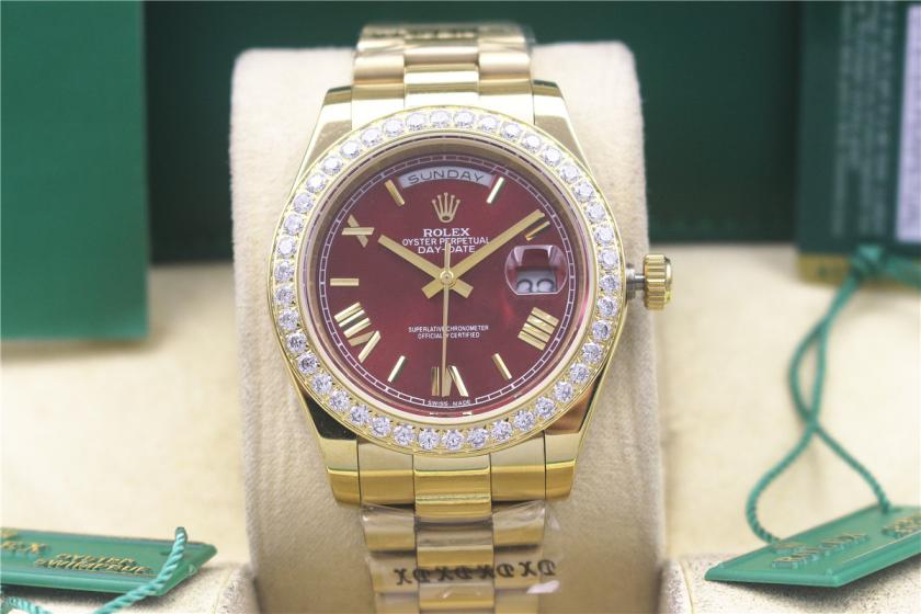 AAA rolex day-date with diamonds for men and women