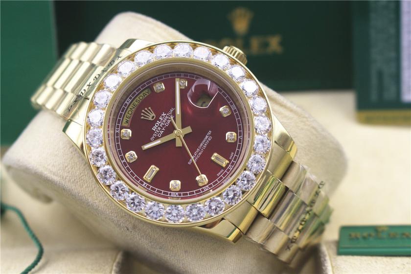 AAA rolex day-date with diamonds for men and women