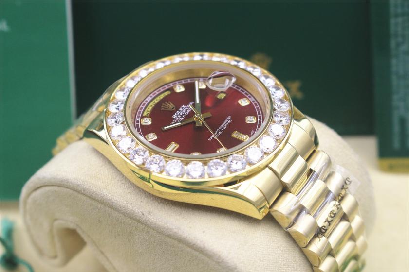 AAA rolex day-date with diamonds for men and women