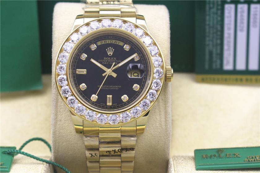 AAA rolex day-date with diamonds for men and women
