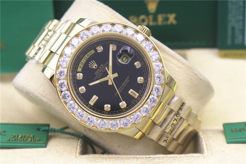 AAA rolex day-date with diamonds for men and women