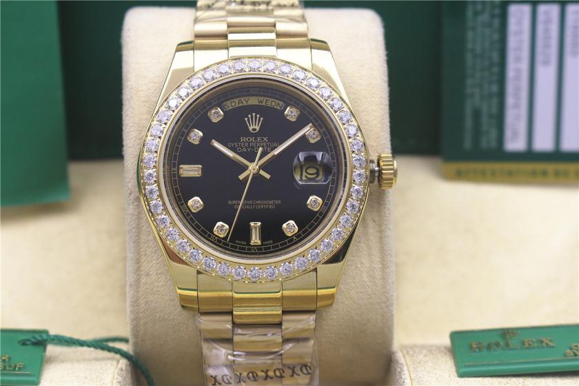 AAA rolex day-date with diamonds for men and women