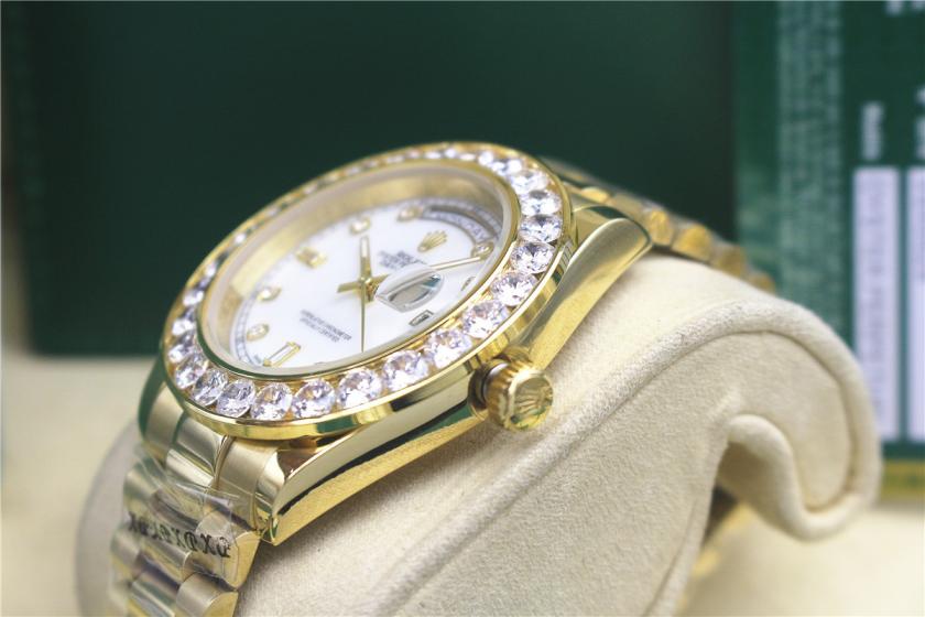 AAA rolex day-date with diamonds for men and women