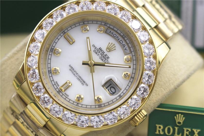 AAA rolex day-date with diamonds for men and women