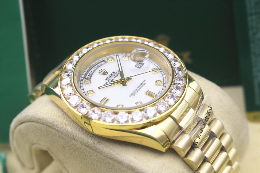 AAA rolex day-date with diamonds for men and women