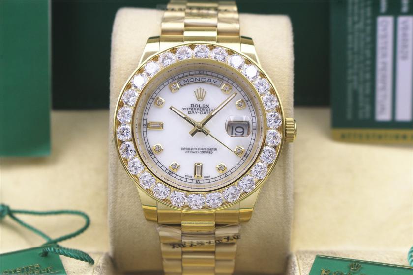 AAA rolex day-date with diamonds for men and women