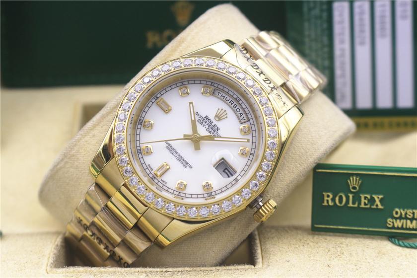 AAA rolex day-date with diamonds for men and women