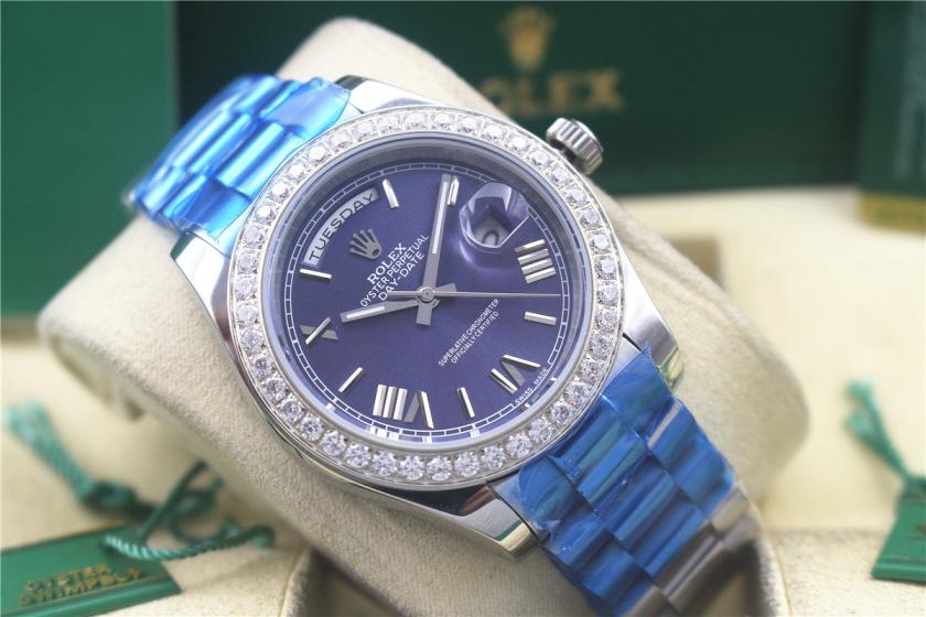 AAA rolex day-date with diamonds for men and women