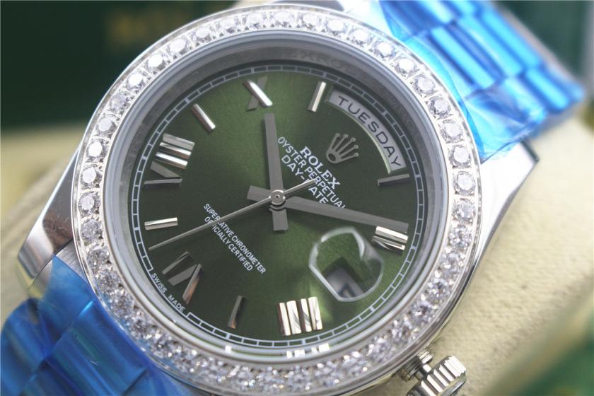 AAA rolex day-date with diamonds for men and women