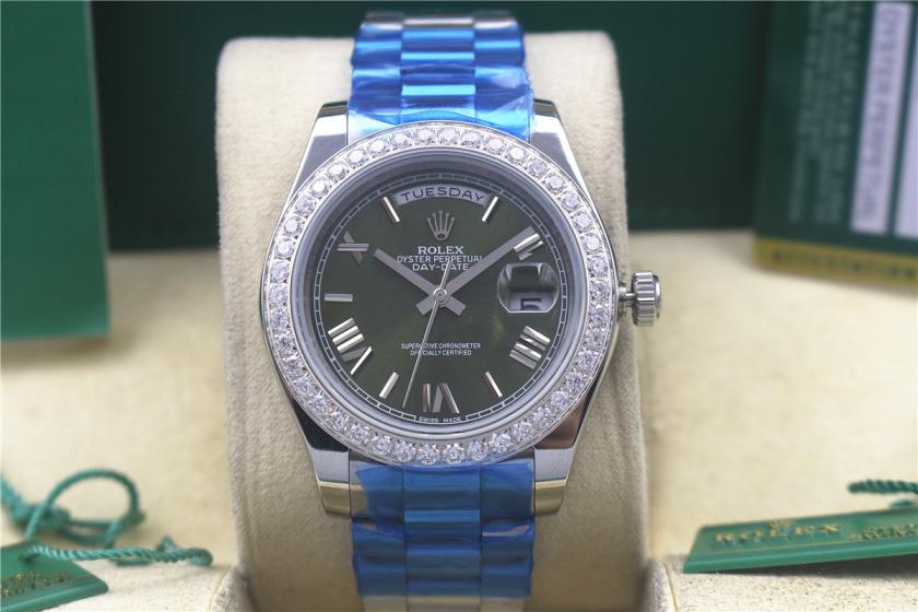 AAA rolex day-date with diamonds for men and women