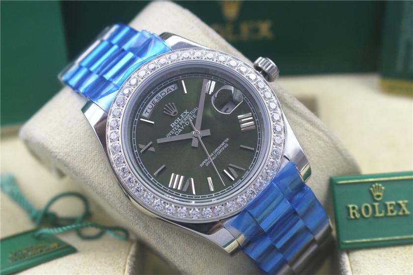 AAA rolex day-date with diamonds for men and women