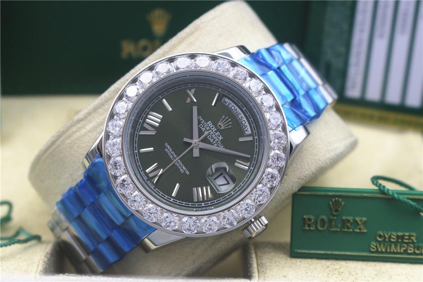 AAA rolex day-date with diamonds for men and women