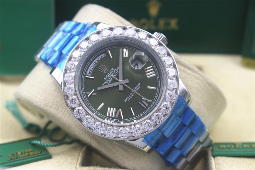 AAA rolex day-date with diamonds for men and women