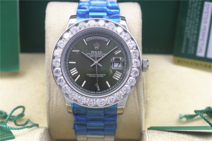 AAA rolex day-date with diamonds for men and women