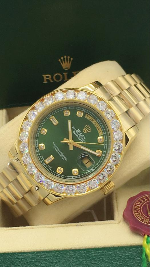 AAA rolex day-date with diamonds for men and women