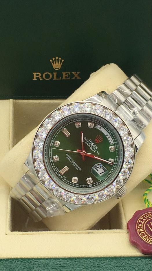 AAA rolex day-date with diamonds for men and women