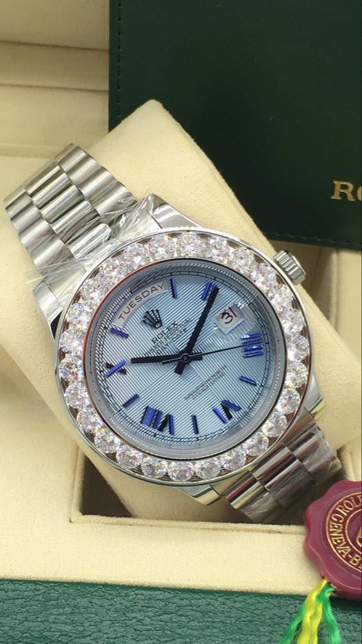 AAA rolex day-date with diamonds for men and women