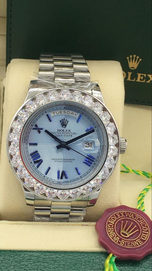 AAA rolex day-date with diamonds for men and women