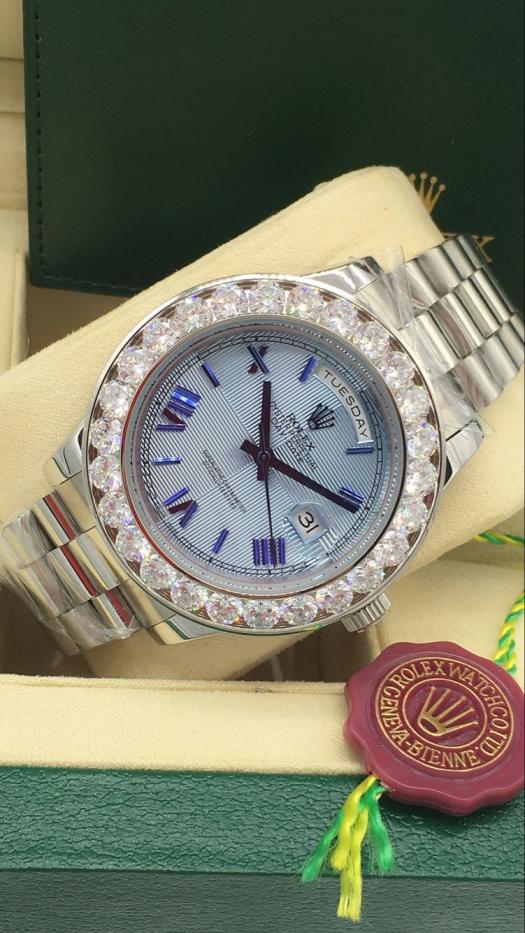 AAA rolex day-date with diamonds for men and women