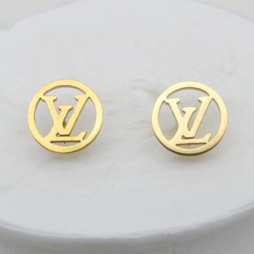 Special sale! LV titanium steel earrings
