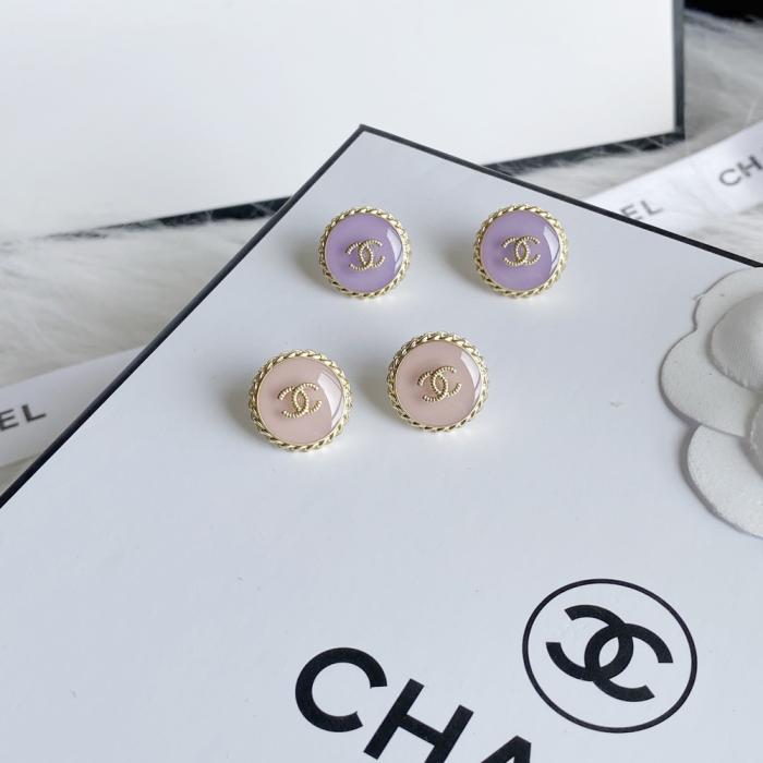 A619-chanel earring(pink) 107098