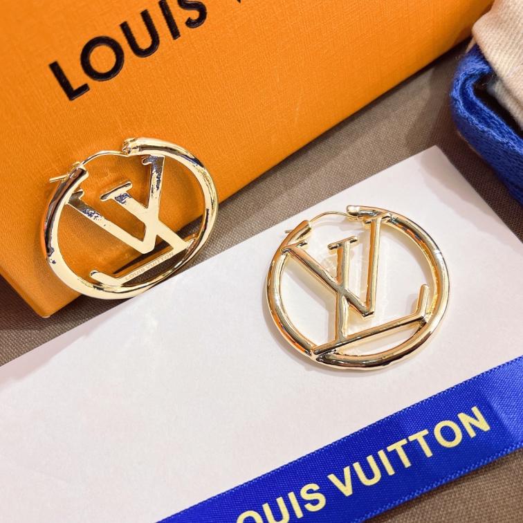 LV Gold hoop earrings for women 108350