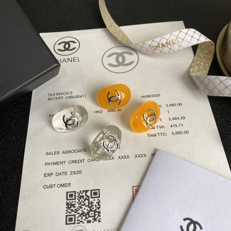 A859(Yellow) Chanel earring 108540