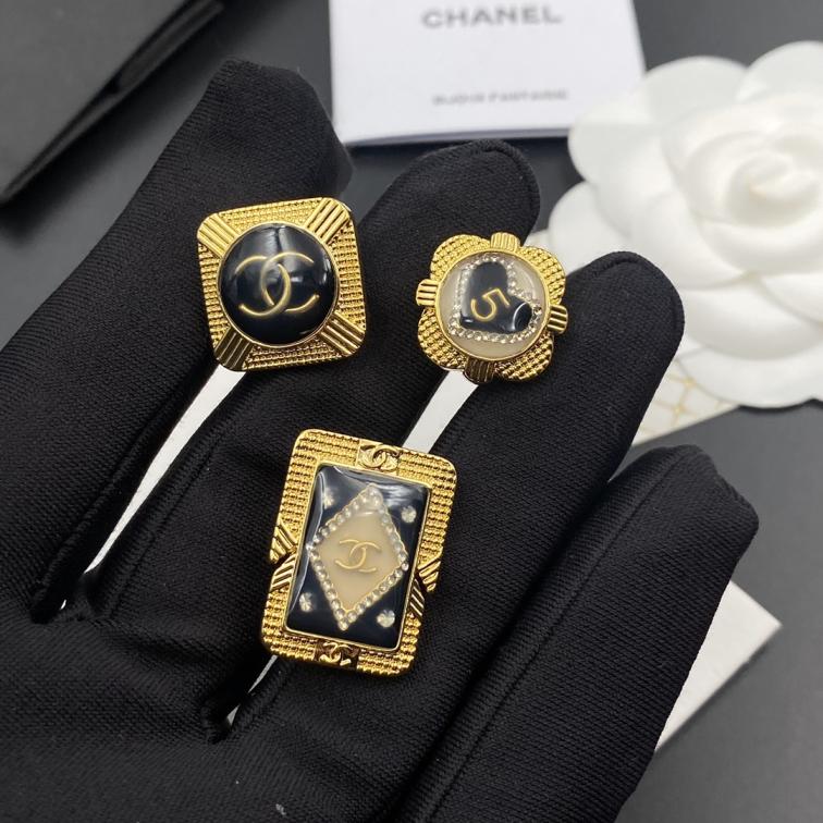 C068 Chanel mini brooch 3in 1set 108667