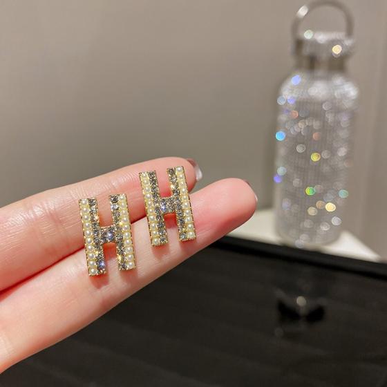 Hermes H earrings
