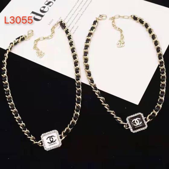 Chanel choker leather necklace 110965